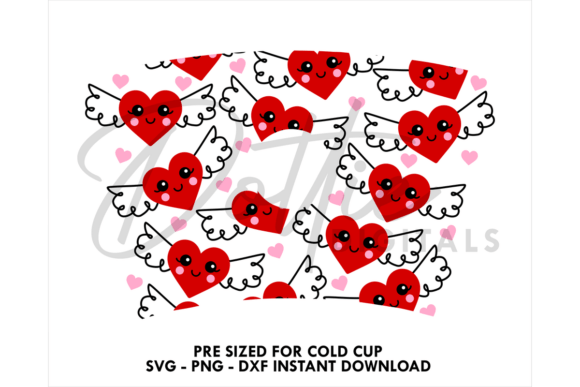 Angel Hearts Cold Cup SVG 24oz Review