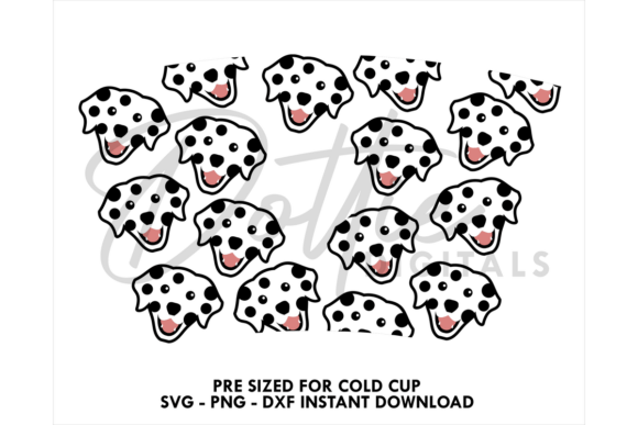 Dalmatian Dogs Cold Cup SVG 24oz: Graphics & Tumbler Wraps Review