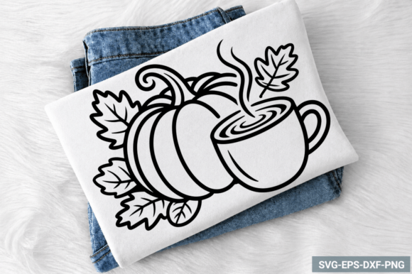 Fall Graphics for Crafts: Pumpkin and Coffee Cup SVG Review