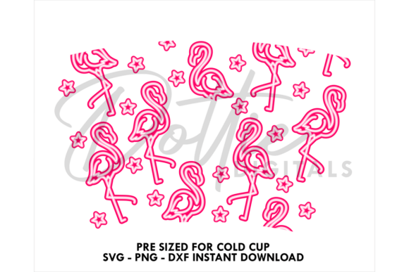 Flamingo Cold Cup SVG 24oz: A Tumbler Wrap Graphics Review