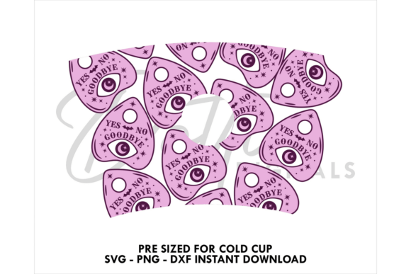 Planchettes Cold Cup SVG 24oz Graphics Tumbler Wraps Review
