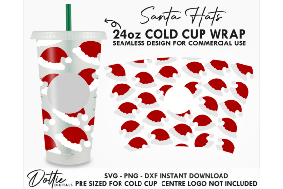 Santa Hats Christmas Cold Cup SVG: Designer Review
