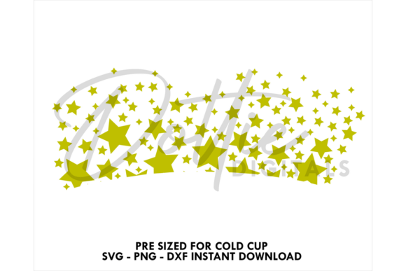 Stars Cold Cup SVG 24oz Graphics & Tumbler Wraps Review